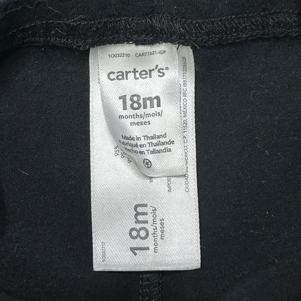 Carter’s Kids Black Basic Leggings